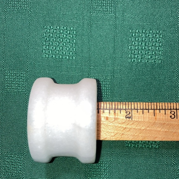 Marble Napkin Rings, Set of 8 white w/gray, size in pics  $30 - Picture 5 of 7